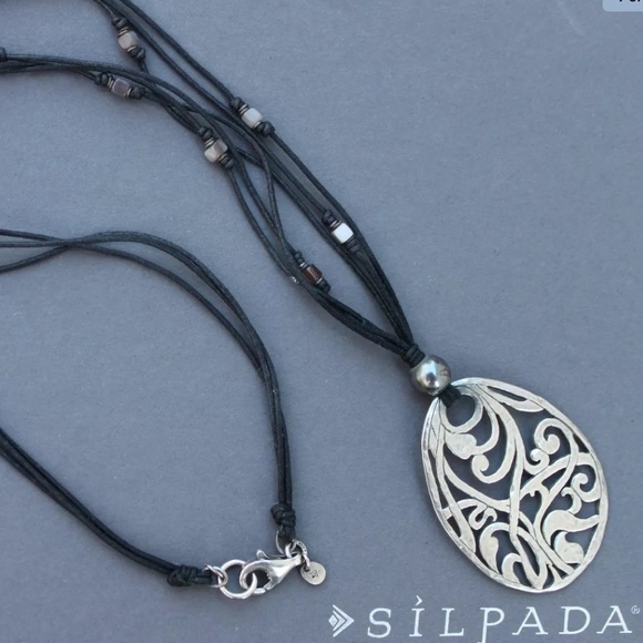 Silpada Sterling Silver Filigree Pendant - Picture 5 of 5